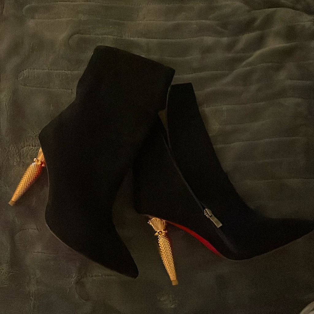 Black Booties Brand New Ladies Size 39